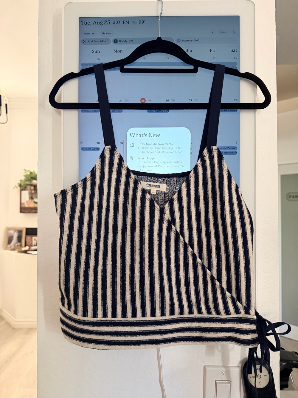 Madewell Finale Tank in Stripe | Size M